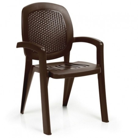 NARDI - Krzesło CRETA WICKER (café)