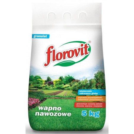 Wapno nawozowe granulowane 5kg – Florovit