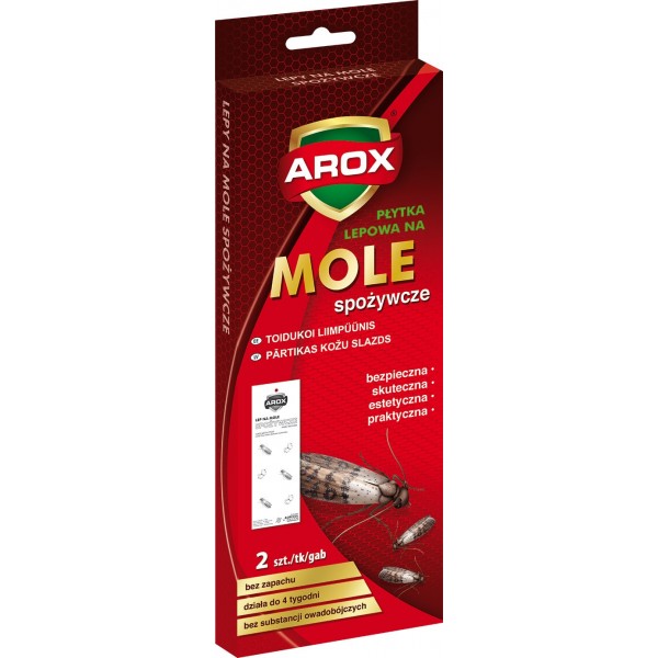 Płytak lepowa na mole spożywcze 2szt Arox
