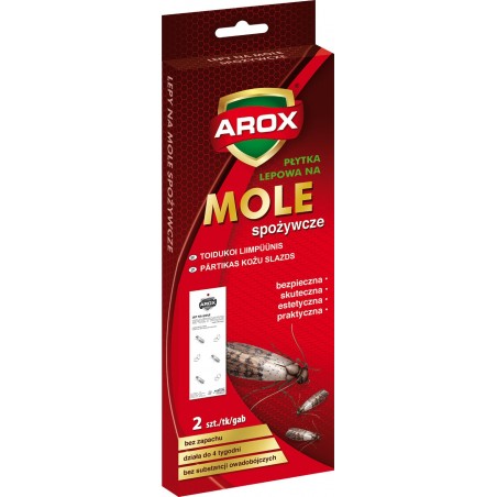 Płytak lepowa na mole spożywcze 2szt Arox