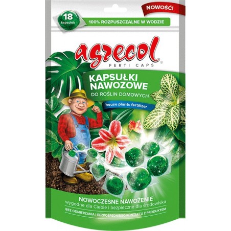 Kapsułki nawozowe do roślin domowych - Agrecol