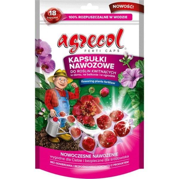Kapsułki nawozowe do roślin kwitnących - Agrecol