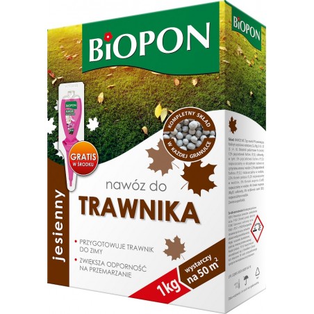 Nawóz jesienny do trawnika 1kg – Biopon