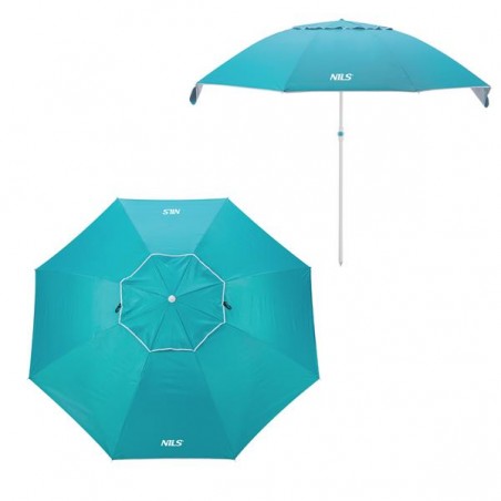 NC7822 turkusowy parasol plażowy XL  220 CM