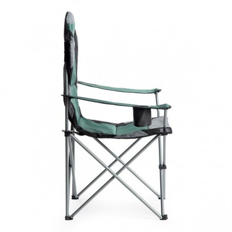Krzesło turystyczne profilowane NC3080 zielone - Nils
