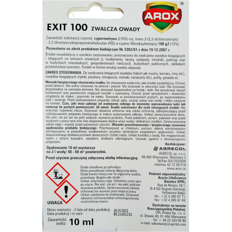 Exit 100 EC 50ml – Arox