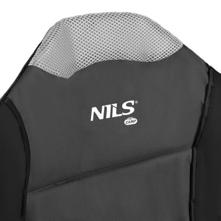 Krzesło turystyczne profilowane NC3080 ciemnoszare - Nils