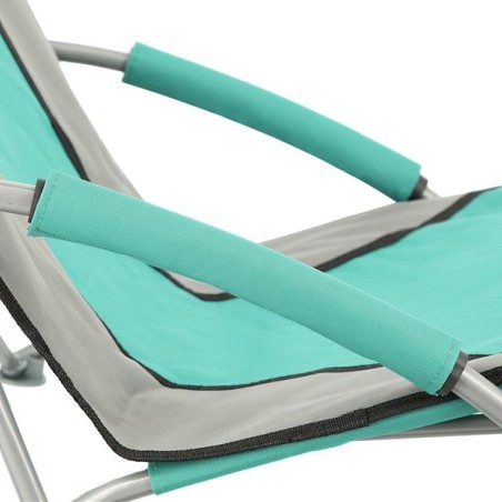 Krzesło plażowe NC3035 zielono-szary