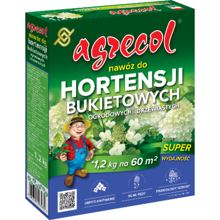 Nawóz do hortensji bukietowych, ogrodowych i drzewiastych 1,2kg