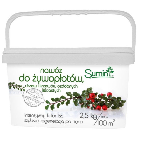 Nawóz do żywopłotów, drzew i krzewów ozdobnych 2,5kg