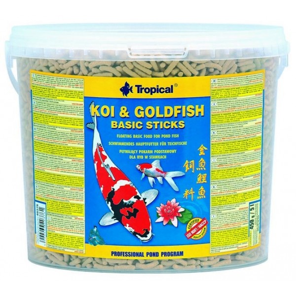 Koi&Goldfish Basic Sticks 5 L