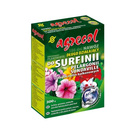 Agrecol PLANTACOTE nawóz do surfinii pelargoni i innych roślin balkonowych 0,3 kg